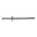 Midwest Fastener Nail Drive Anchor, 1/4" Dia., 3" L, Steel Zinc Plated, 1000 PK 53270